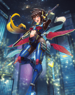 DMART-17 Fabulous Art: Neon Light Girl | Duel Masters Wiki