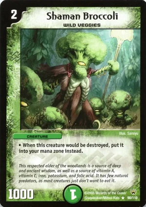 Shaman Broccoli | Duel Masters Wiki | Fandom