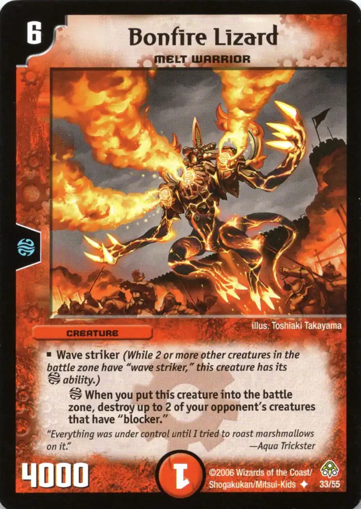 Bonfire Lizard | Duel Masters Wiki | Fandom Bonfire Lizard | Duel Masters Wiki | Fandom
