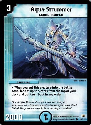 Aqua Strummer | Duel Masters Wiki | Fandom Aqua Strummer | Duel Masters Wiki | Fandom