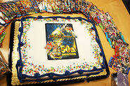 50th Booster Pack celebration cake.