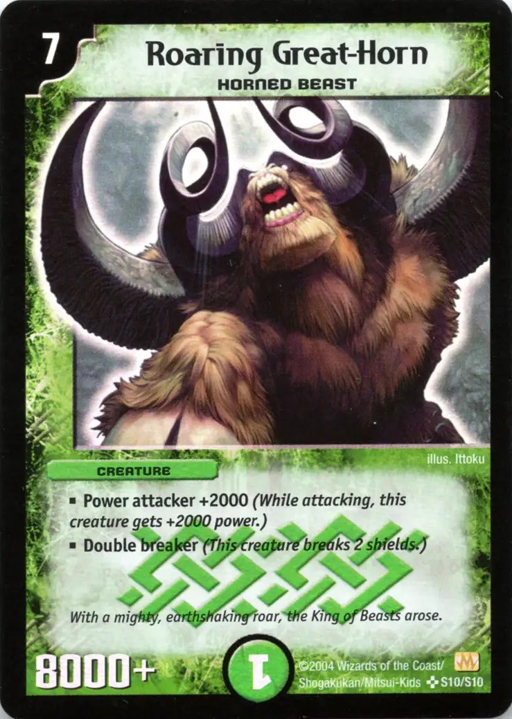 激安単価で Roaring Great-Horn | Duel Masters Wiki | Fandom デュエルマスターズ