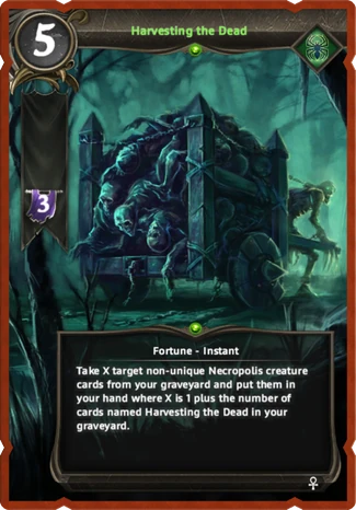 Harvesting the Dead