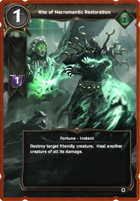 Rite of Necromantic Restoration