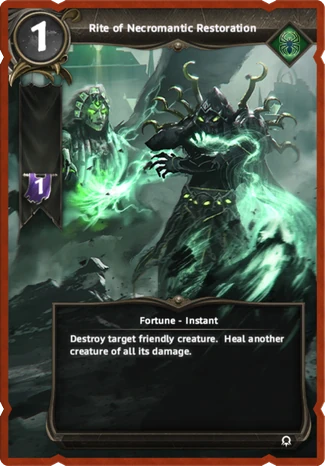Rite of Necromantic Restoration