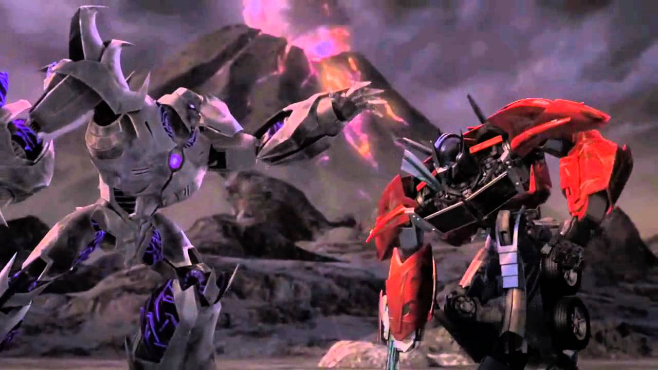 Optimus Prime vs Megatron One Shall Fall Transformers Prime