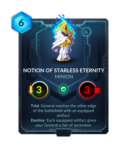 Notion of Starless Eternity