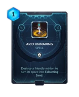 Arid Unmaking