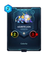 Azurite Lion
