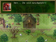 Harkon gewährt den Helden Durchgang