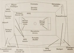 Map from the guidebook [Compare]