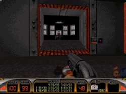 Old position of the Blue Access Card panel on Death Row