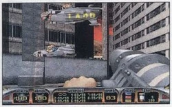 95-19AugOct-02.png (175 KB) Main street on Red Light District. This is the first instance of the RPVs piloted by Pig Cops.