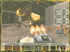 Old version of the ending hallway on Red Light District, as shown here