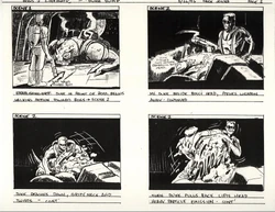 3D Realms.[48] Storyboard for the cutscene after defeating the Overlord