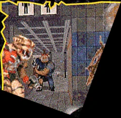 95-96-23DecJan-04.jpg (127 KB) Bathroom on Hotel Hell. This iteration has a mix of features that can definitively date it to sometime between this video from mid-January and this video from late March.