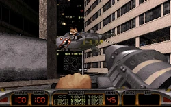 95-21Nov19-16.jpg (103 KB) 3D Realms, November 19, 1995. Red Light District, with a clear view of some details that were removed from the final version