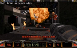 95-21Nov19-02.jpg (101 KB) 3D Realms, November 19, 1995. Death Row during a multiplayer match
