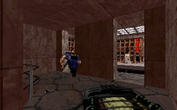 95-10Jun04.19.19.32-01.jpg (83 KB) Score, June 4, 1995 @ 19:19:32.* L6, inside a scrapped hotel building seen in LameDuke