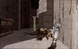 95-06FebApr-05.png (272 KB) Far corner after dropping down the elevation near the end of Dark Side, facing the elevation with a box on the left*