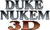 Logo, which uses "Nukem 3D" rather than "Nukem IIID" from the title screen or "Nukum 3D" from the game's announcement[40]