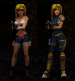 Bombshell costumes in Duke Nukem: Alien Armageddon