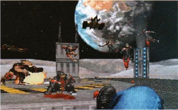 95-12MayJul-01.jpg (165 KB) Dark Side, as identified by Gobeille. It is not known how this area was connected to the rest of the map. It may have been replaced by the vivisection lab (L3) or massive outdoor crater (N3), or it may have been part of the Gamma Transport area that was replaced by the starting area in the final game.