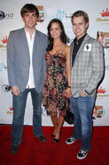 with Jonathan Bennett and April Scott