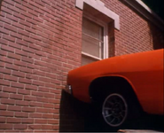 General Lee about to go through the hazzard courtroom