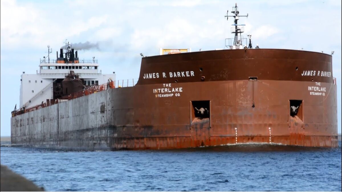 JAMES R BARKER Returns to the Zenith City Duluth Ships and Places Wiki Fandom