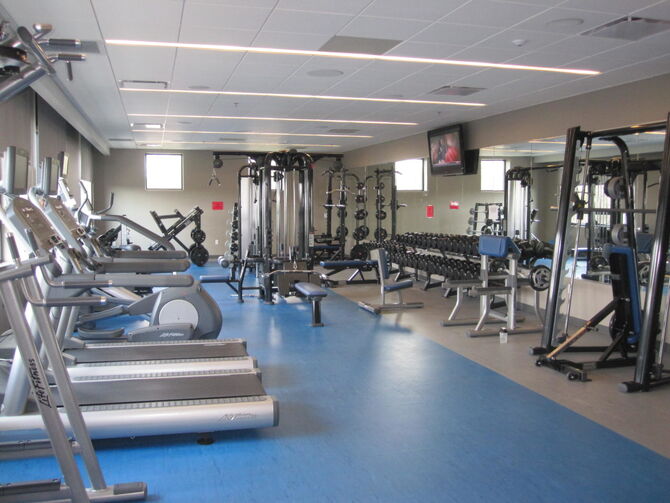 the gym