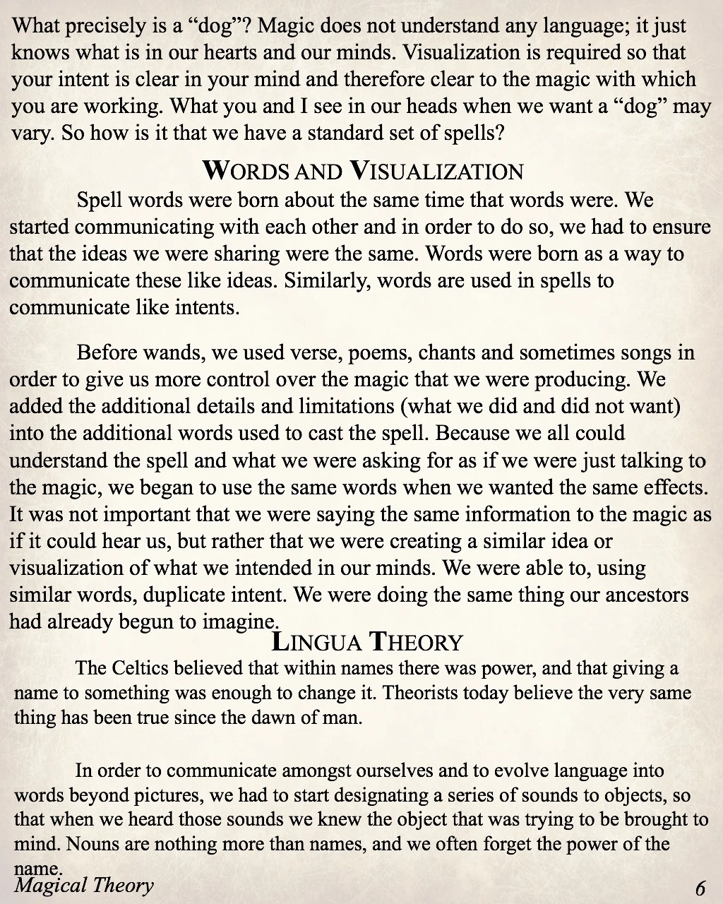 Magical Theory/Page Six | Dumbledore's Army Role-Play Wiki | Fandom