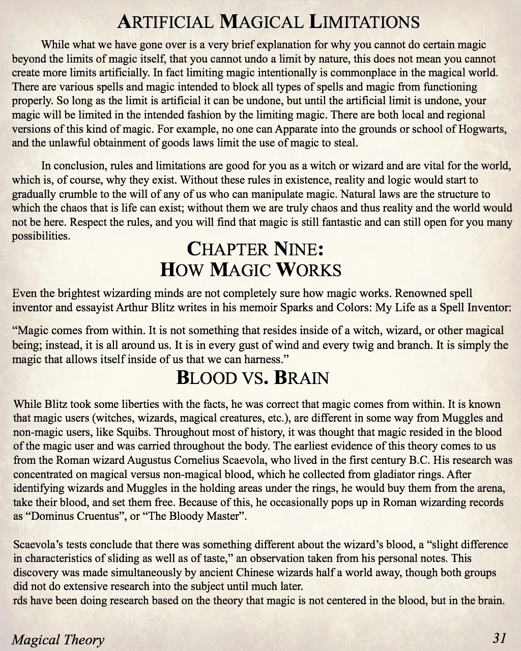 Magical Theory/Page Thirty One | Dumbledore's Army Role-Play Wiki | Fandom