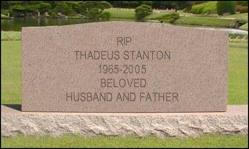 RIP Dad (Dads Tombstone)