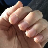 The nails get shorter, and the calluses taller.