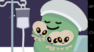 Boffo hugging baby aliens