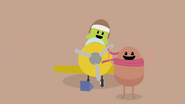 Her cheering in the video Dumb Ways to Die 3: World Tour - AR Launch.