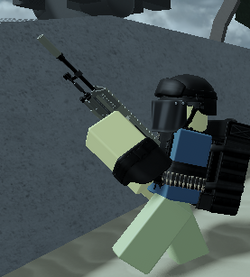 Unit - Review MG Gunner (Noobs in Combat) Roblox 