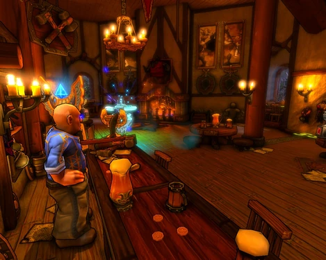 Tavernkeeper with fireplace (normal)