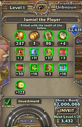 Samiel the Flayer stats