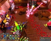 The Goblin Cupid's love arrows with heart particles.