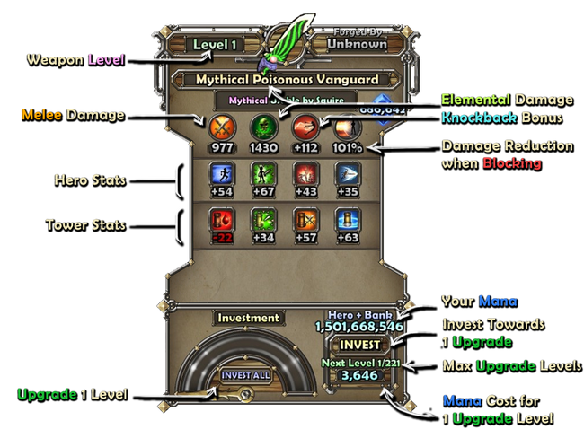 Squire, Countess and Barbarian Weapons | Dungeon Defenders Wiki 