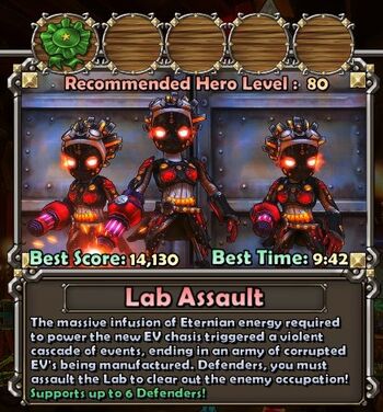 Lab Assault summary