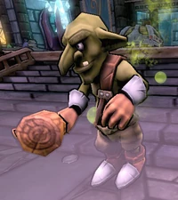 Goblin with poison affinity.