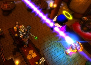 Magic Missile Tower with the Huntress Guardian's Boost