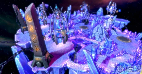 An Eternia Crystal-filled Dimension. Speculated homeworld of the Summoner and current location of the heroes' parents.