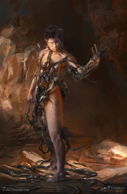 , bonded with the Sandtrout - Art by 