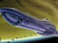 Guild transport - DUNE CCG Illustration