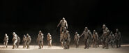 Sardaukar arriving in Dune (2021 film)