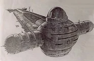 Harkonnen Hammership design 1984 Dune Movie